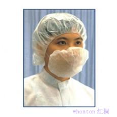 無紡布凈化頭套+胡子口罩YY-B5022