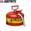安全罐|Justrite安全罐_9.5升II型鋼制帶軟管安全罐7225130Z