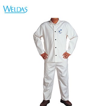 電焊服|WELDAS白色阻燃上身焊服33...