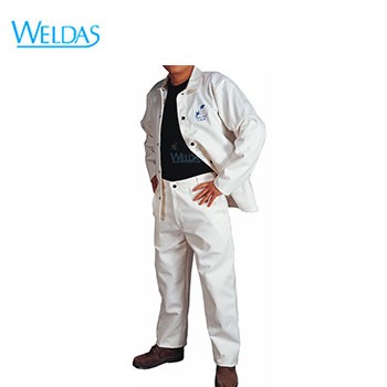 電焊服|WELDAS白色阻燃工作褲33-...