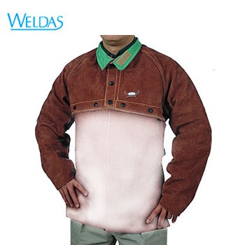皮焊服|WELDAS蠻牛王咖啡色開背式焊...