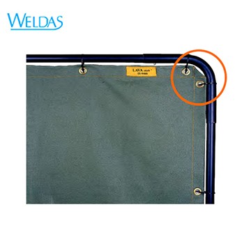 電焊防護屏|WELDAS草綠色帆布防護屏...