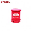 防火垃圾桶|Sysbel防火垃圾桶_6G紅色油漬廢棄物防火垃圾桶WA8109100