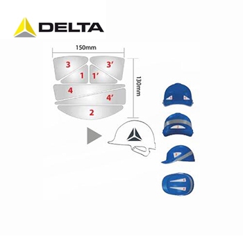 安全帽|DELTA安全帽_安全帽熒光貼紙...