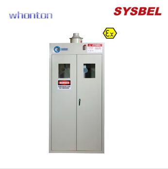 安全柜|供應SYSBEL鋼制智能防爆氣瓶柜（Ex整柜防爆)WA730103