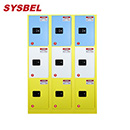 Sysbel西斯貝爾分區域存儲九門化學品安全柜WA033050
